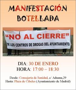 Cartel manifestacion 30 enero